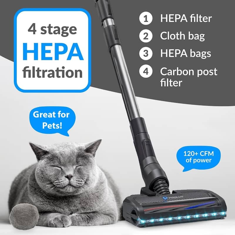 Prolux X8 Elite Backpack Vacuum Canister w/ Prolux Electric Powerhead Kit