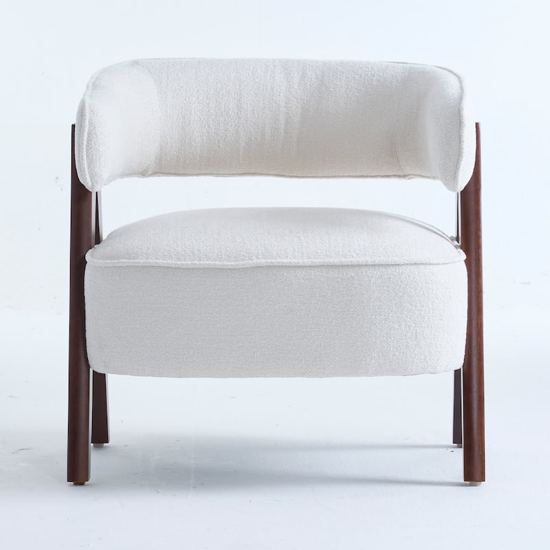 Modern Accent Chair, Armchair with 8.7" Thick Seat Cushion for Living Room