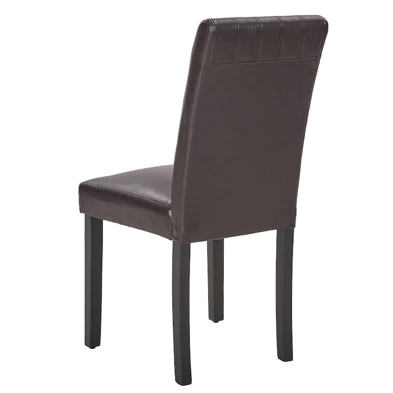 Javlergo Dining Chairs Set of 2/4/6 Upholstered Chairs with Solid Back for Kitchen Restaurant and Living Room