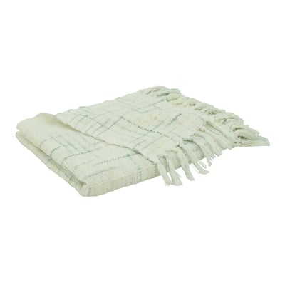 Crosshatch Design Throw