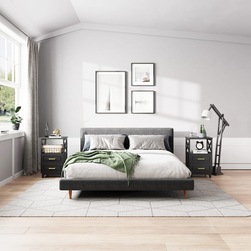 2-Drawer Nightstand (Set of 2)