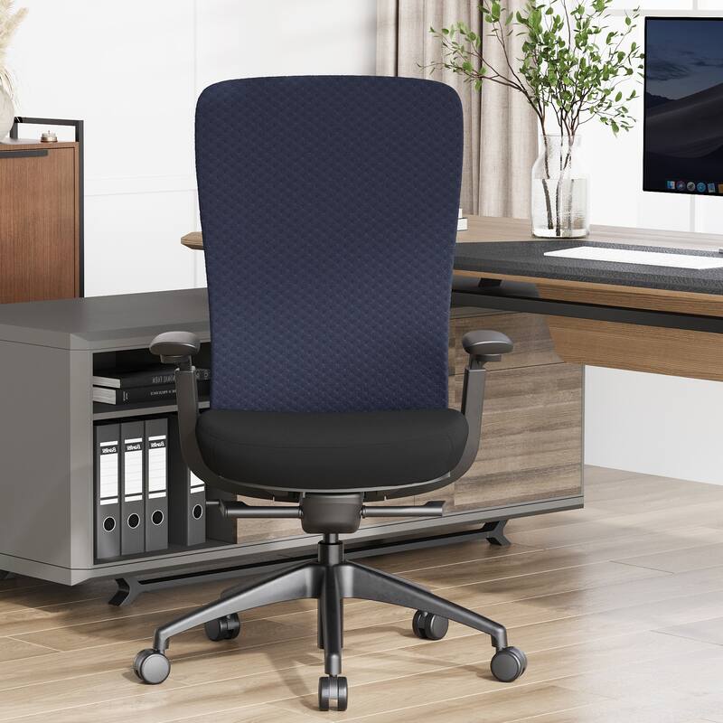 Ergonomic Office Chair, 4D Armrests, Seat Depth, Memory Foam, 300lbs, AirMesh Back
