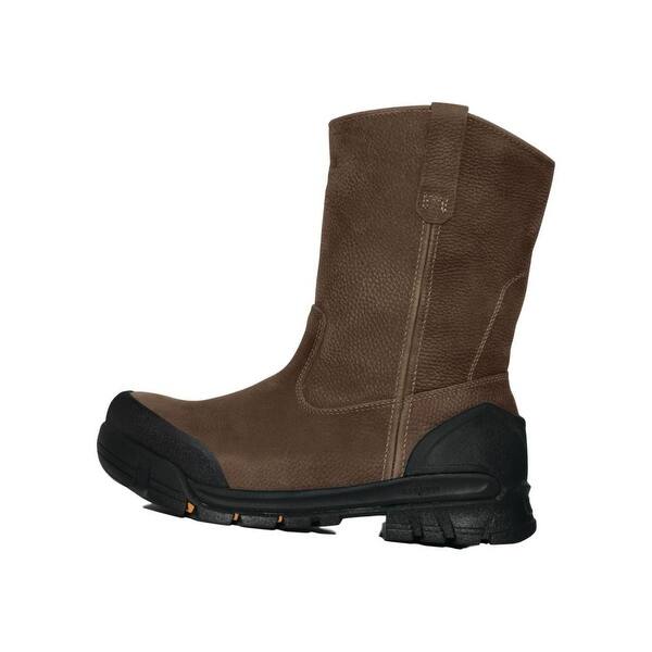 Shop Bogs Work Boots Mens Bedrock Wellington Waterproof 5 8 Heel Overstock 28746700