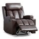 preview thumbnail 11 of 31, Manual Recliner Massage and Heating Chair Sofa with 2 Cup Holders Breathable Fabric