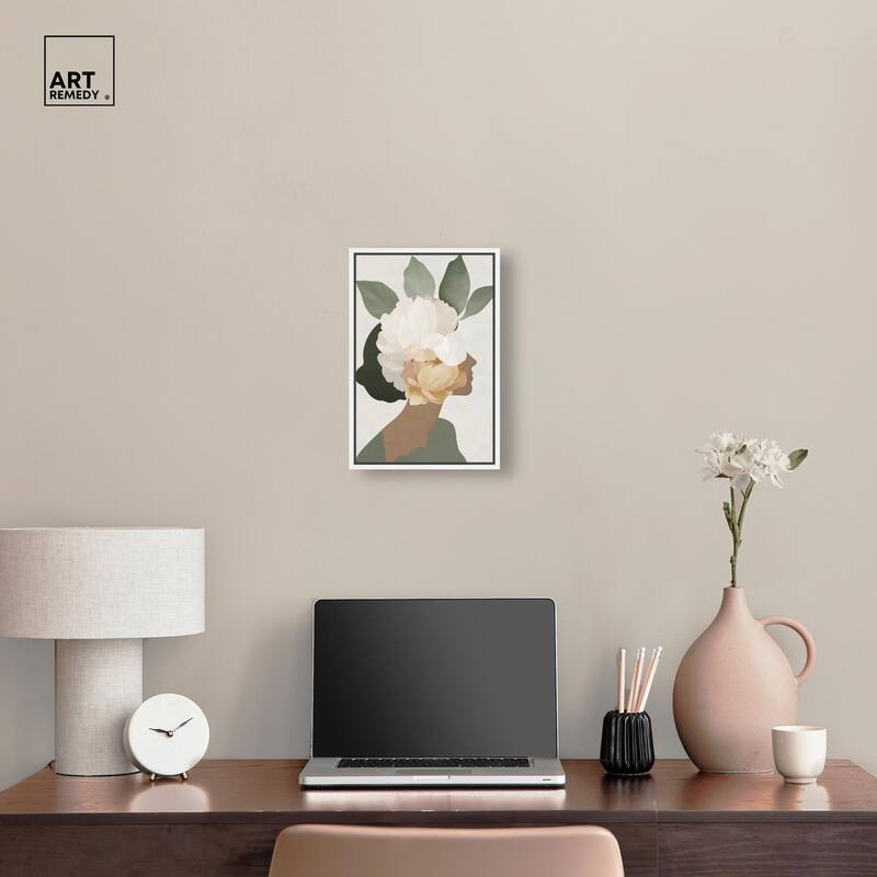 Floral Headpiece II Canvas by Art Remedy