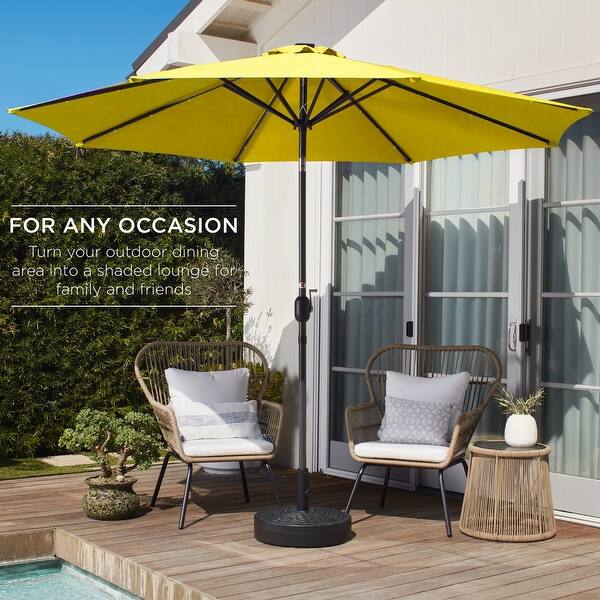 10ft Outdoor Steel Market Patio Umbrella - Bed Bath & Beyond - 37523834