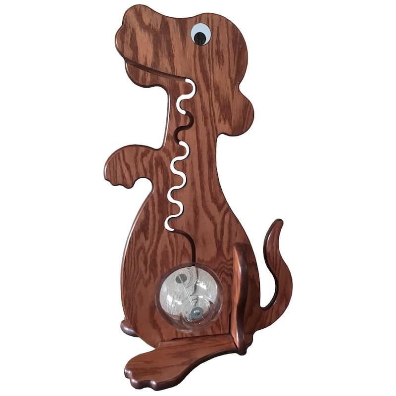 Oak Big Belly Piggy Bank - Dog - Michael's Cherry Stain
