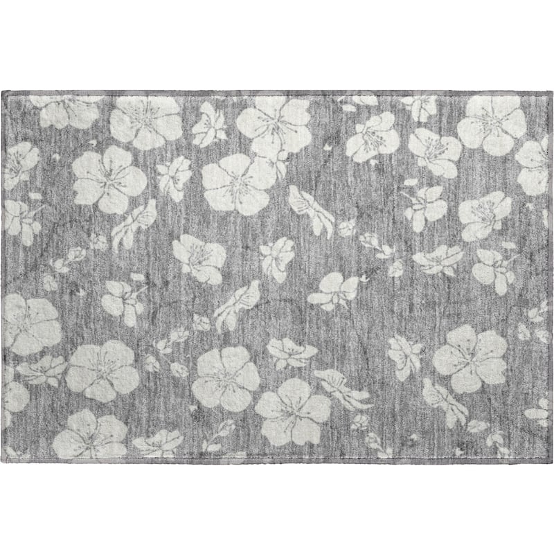 Premium Washable Super Soft Modern Floral Mayfield Rug