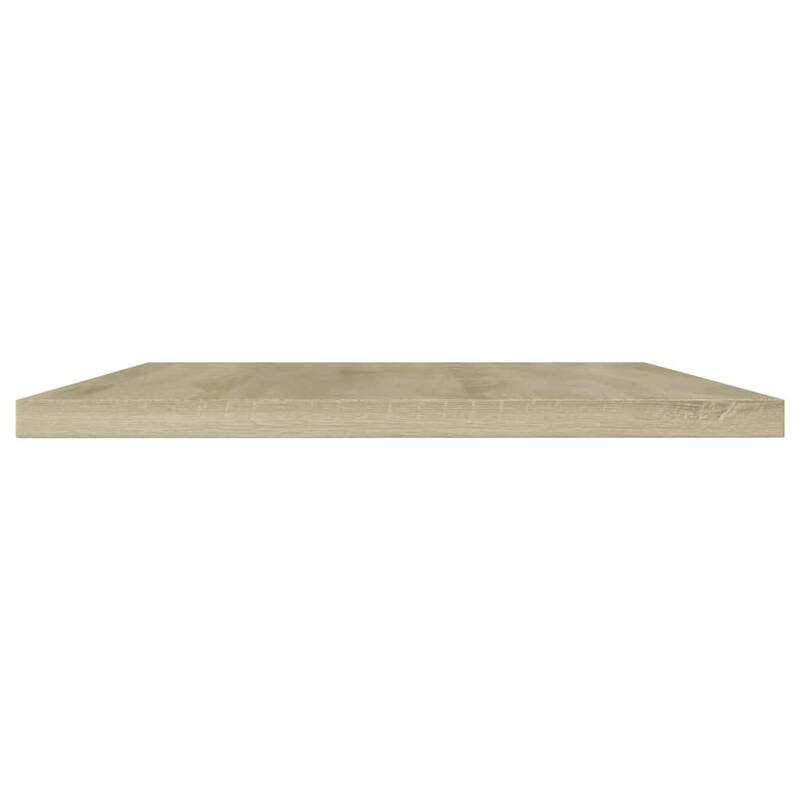 vidaXL Bookshelf Boards 4 pcs Sonoma Oak 15.7"x11.8"x0.6" Chipboard