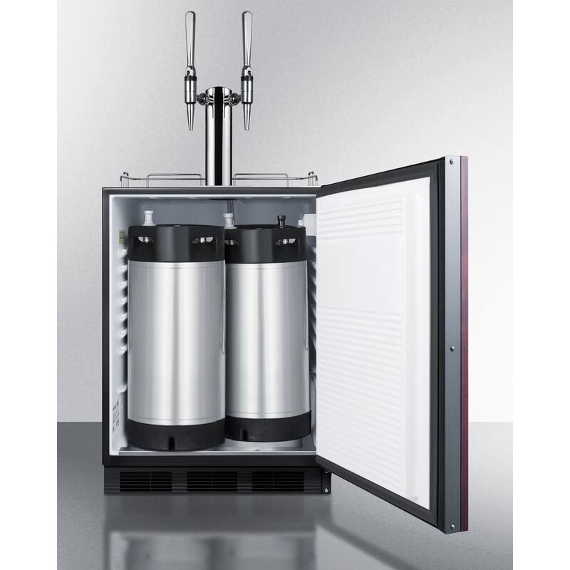 Summit 24 Inch Wide 5.5 Cu. Ft. Built-In Coffee Double Cold Brew Tap