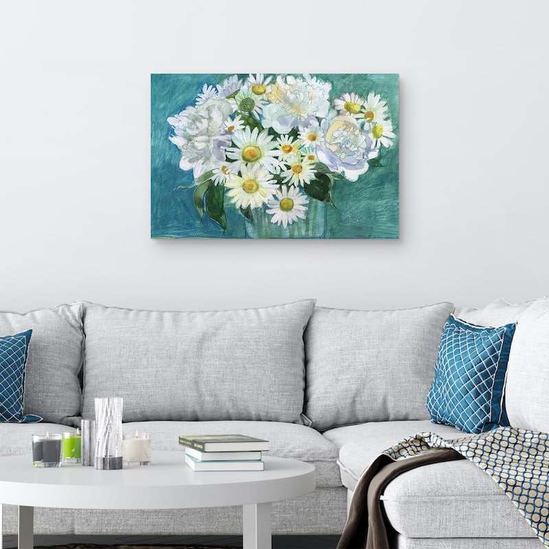 Mixed Whites by Maret Hensick Canvas Art Print