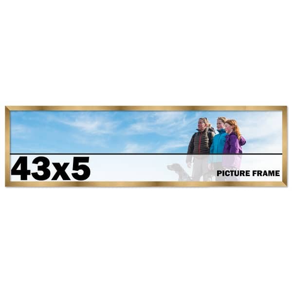 43x5 Frame Gold Bronze Picture Frame - Modern Photo Frame Includes UV ...