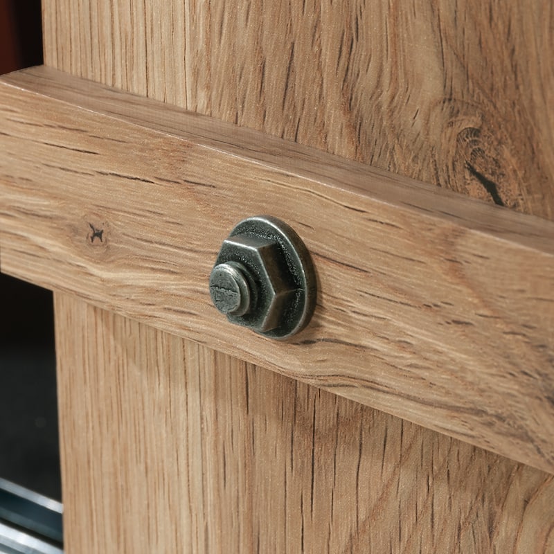 Credenza, For TVs up to 70", Brown finish,easy to assembly
