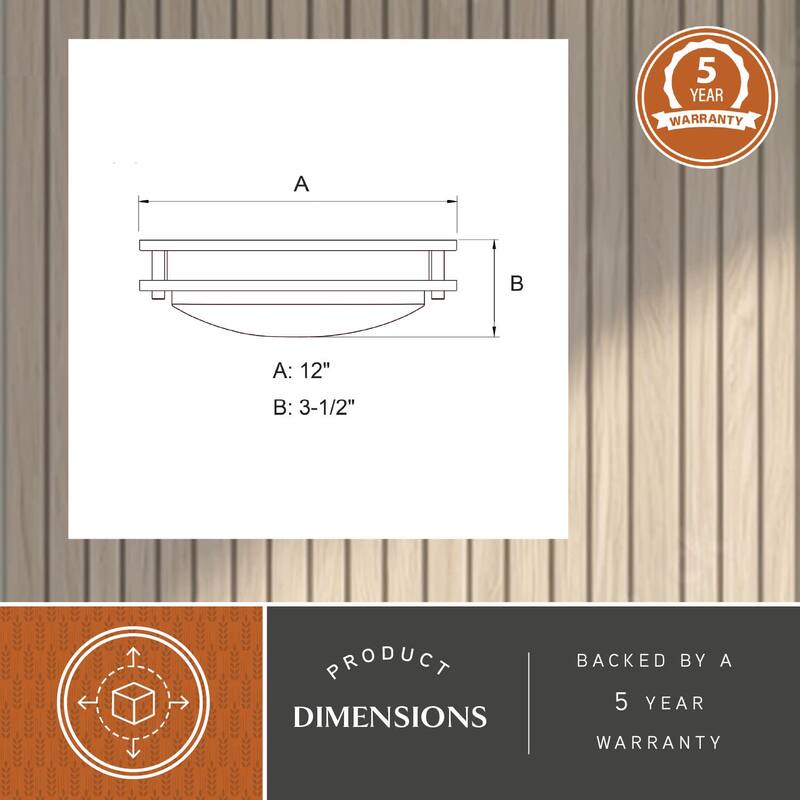 Vaxcel Lighting Horizon 12" Wide Integrated LED Flush Mount Square