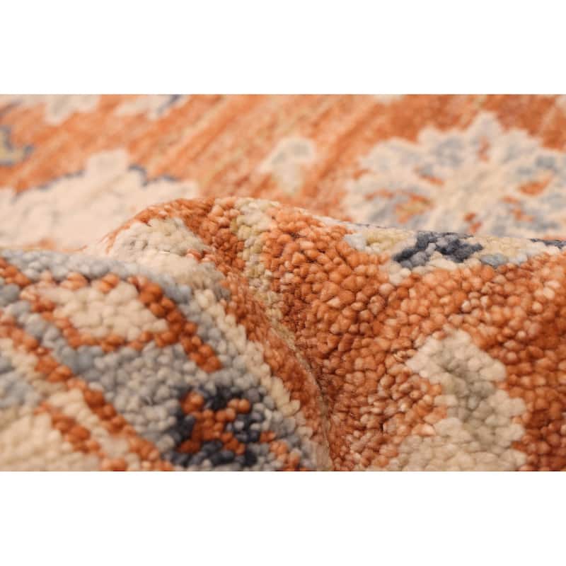 ECARPETGALLERY Hand-knotted Jules Serapi Burnt Orange Wool Rug - 8'0 x 10'0