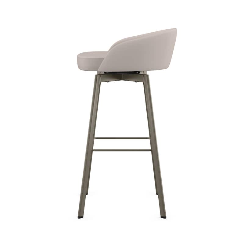 Amisco Cruz Swivel Counter and Bar Stool