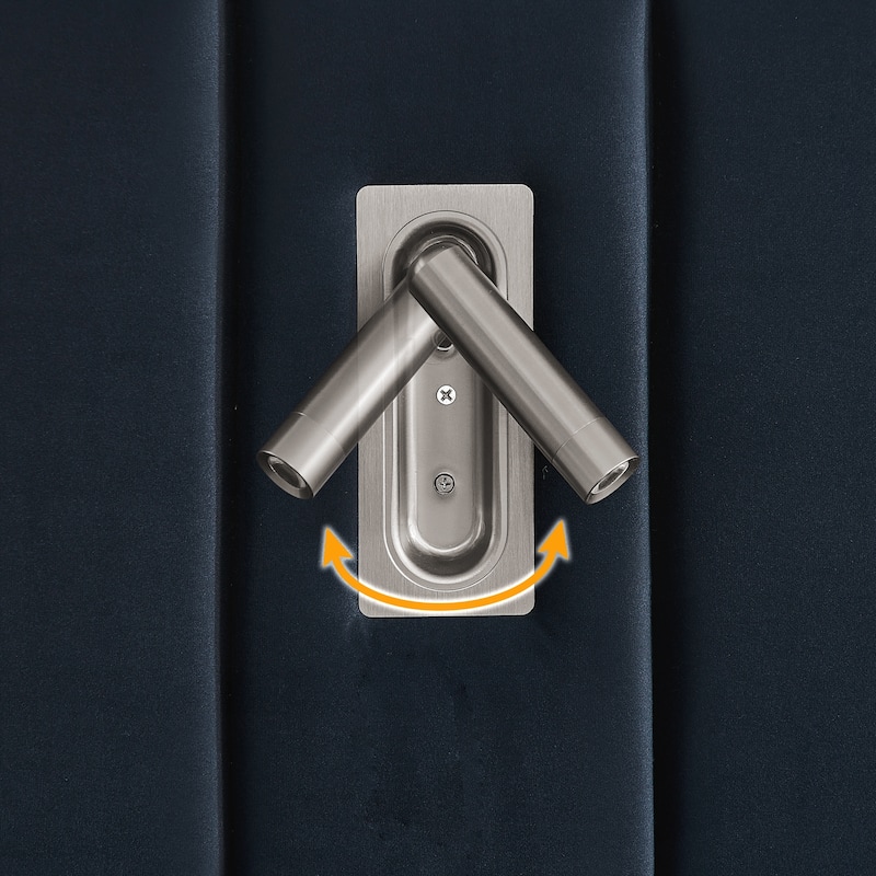 King Size Upholstered Bed Frame with Velvet Fabric