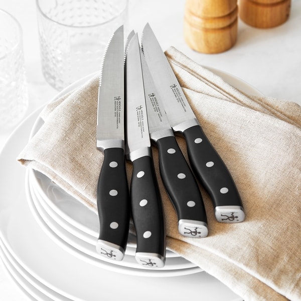 L & L1 Series 12-Piece Knife Set with 6 Steak Knives, Forged German Steel