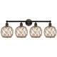Option Clear Glass with Brown Rope / Oil Rubbed Bronze