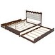 preview thumbnail 14 of 46, Queen Storage Platform Bed with Twin-XL Trundle & USB Ports