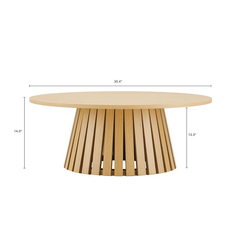 Manhattan Comfort Layla 2-Piece Coffee Table & End Table Set