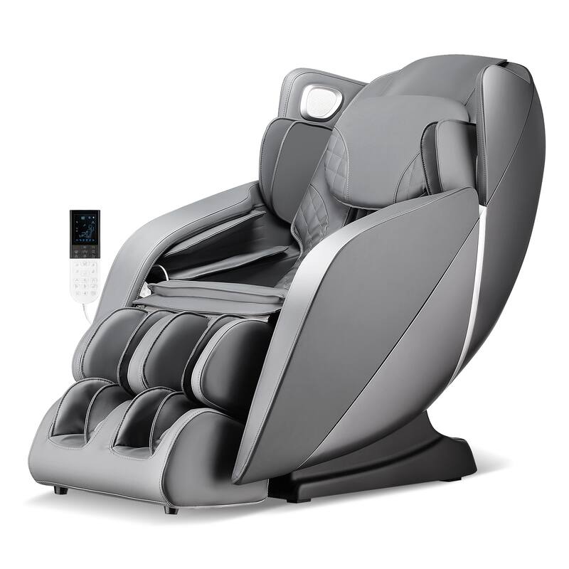 Comfort Full Body Massage Chair with Voice Control Heat Foot Roller