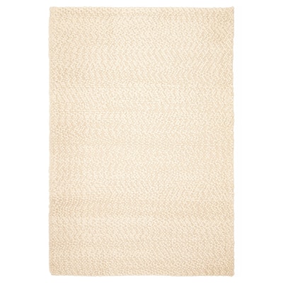 ECARPETGALLERY Braid weave Sienna Cream Wool Rug - 5'3 x 7'7