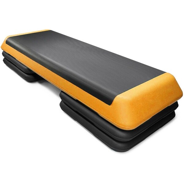 Costway Fitness Aerobic Step 43'' Cardio Adjust 4'' - 6'' - 8''. Opens flyout.