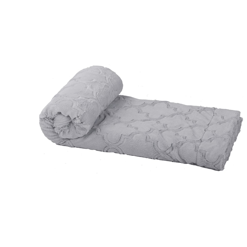Ashley Brushed Fauxfur Throw with Sherpa and Borrego Backing