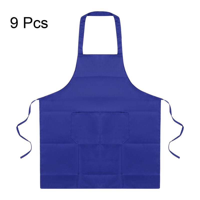 9pcs Kitchen Cooking Aprons Art Aprons Pottery Artist Painting Apron - 70cmx60cm