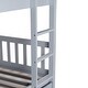 preview thumbnail 7 of 6, Full over Full Wood Bunk Bed with Twin Size Trundle and Guardrails, Convertible to 2 Full Size Beds