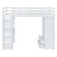 preview thumbnail 14 of 17, Twin Size Loft Bed with Large Shelves