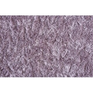 HomeRoots 6' Purple Shag Tufted Handmade Runner Rug - 6' Runner - Bed ...