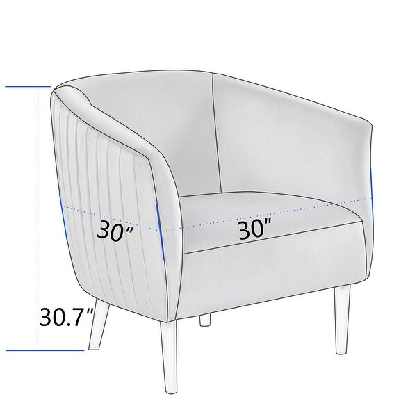 riley barrel arm accent chair