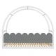 preview thumbnail 7 of 11, Twin Size Pine Wood Stretchable Bed Frames with Vaulted Roof for Kids, Teens, Boys or Girls-No Box Spring Needed