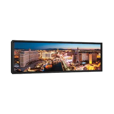 iCanvas "The Las Vegas Strip At Sunrise, Las Vegas, Nevada, USA" by Matteo Colombo Framed Canvas Print