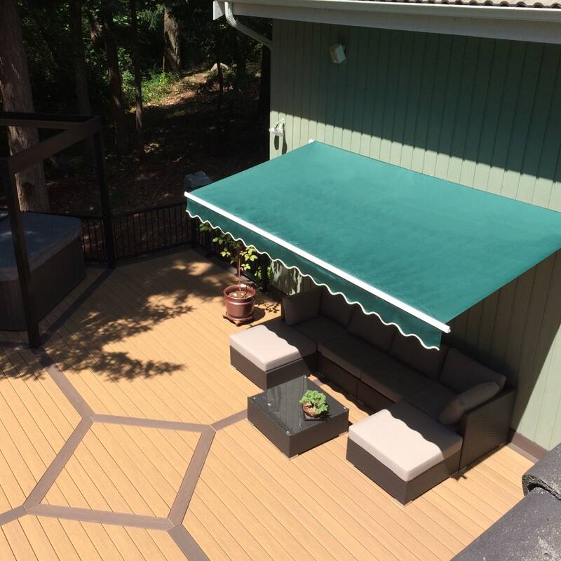 ALEKO Replacement Fabric for 12 x 10 ft Retractable Awning