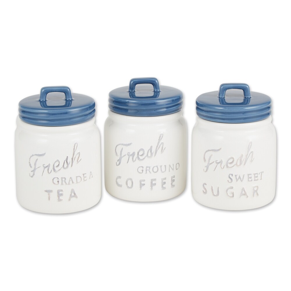 Blue Ceramic Kitchen Canisters Bed Bath & Beyond