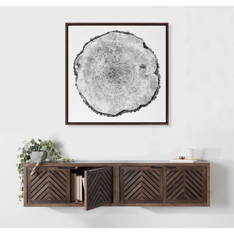 Kate and Laurel Sylvie Rings Framed Canvas by Emiko and Mark Franzen