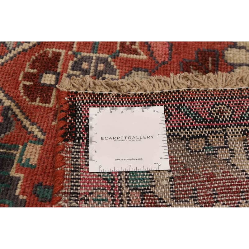 ECARPETGALLERY Hand-knotted Andelz Dark Copper Wool Rug - 3' 8" x 9' 9"