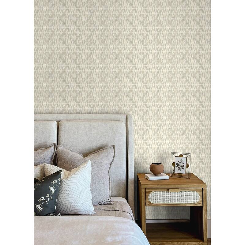 Chesapeake Nabi Neutral Geometric Wallpaper