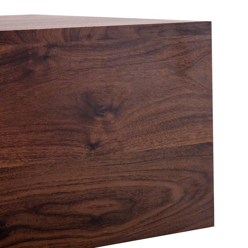 Rectangular Wooden Coffee Table, Living Room Center Table