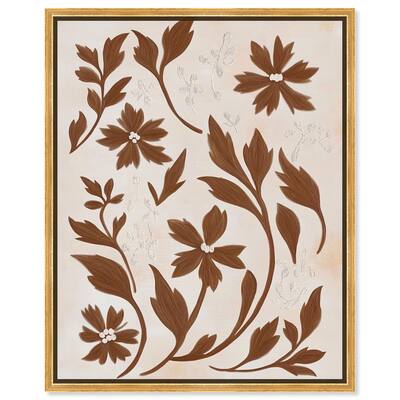 Sepia Sepal II Canvas by Art Remedy