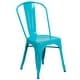 preview thumbnail 76 of 164, Metal Indoor/ Outdoor Stackable Bistro Chair (Set of 4)