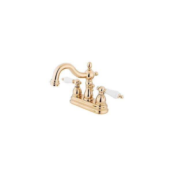 Elements Of Design EB1602PL Double Handle 4" Centerset Bathroom Faucet. Opens flyout.