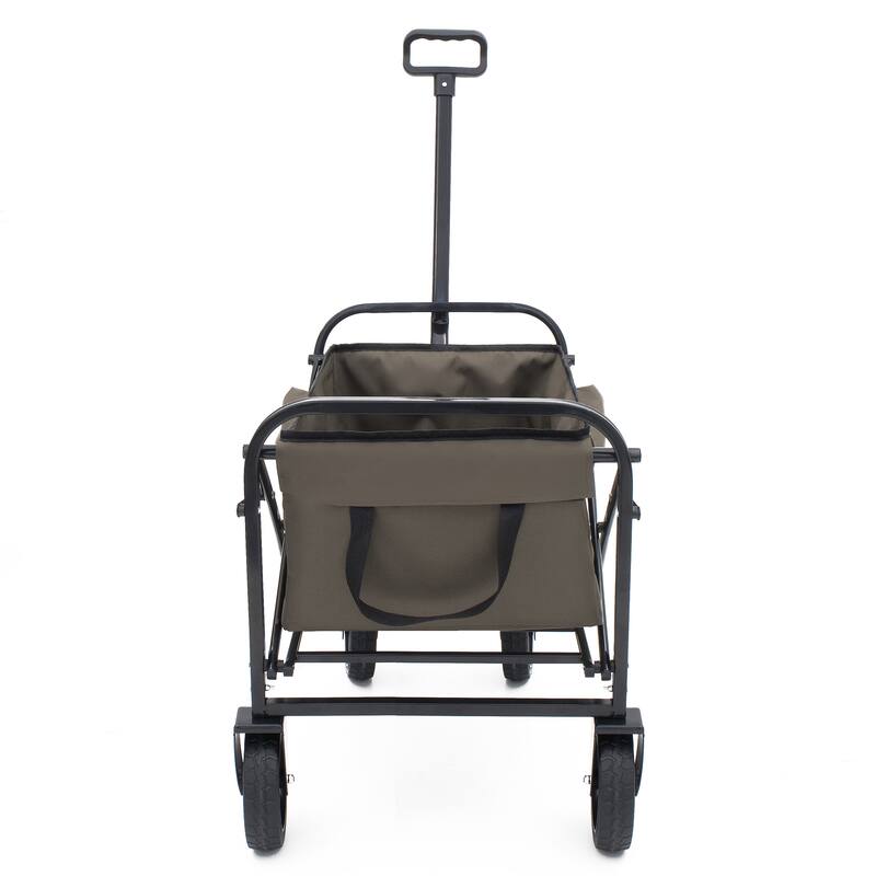 Extendable Foldable Wagon Cart, Heavy Duty 225lb, Beach & Utility Use