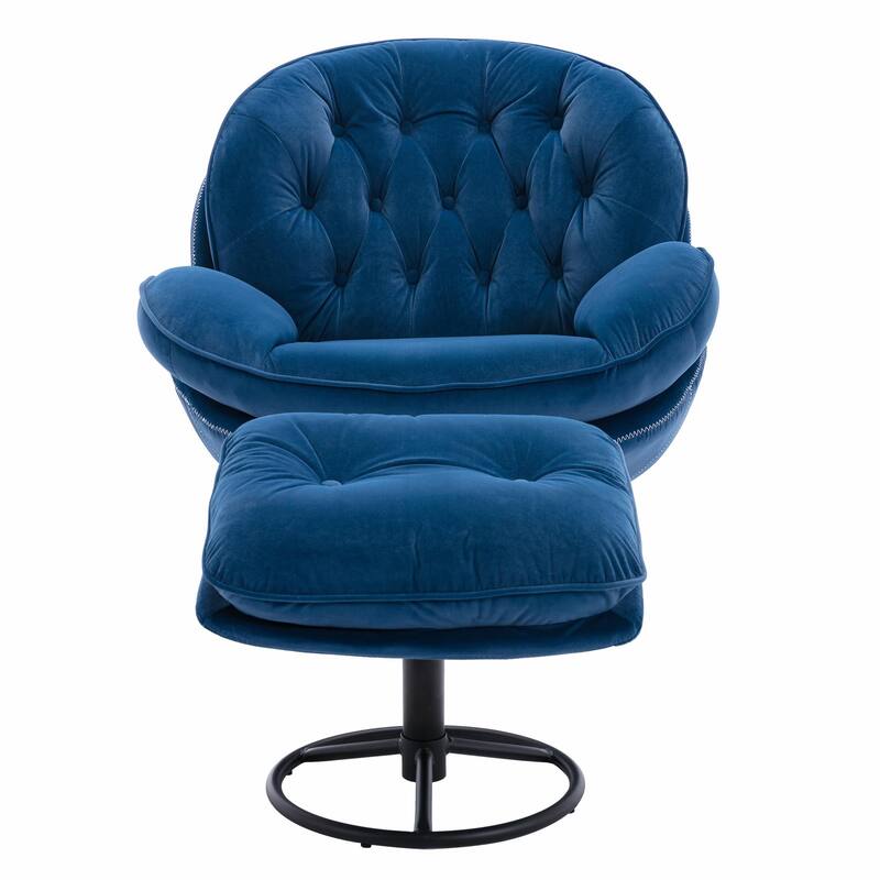 TV Chair Accent Chair for Living Room with Ottoman