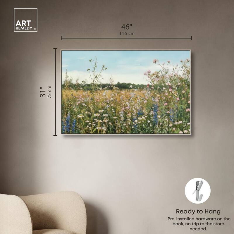 Glimmering Glade Garden II Canvas by Art Remedy