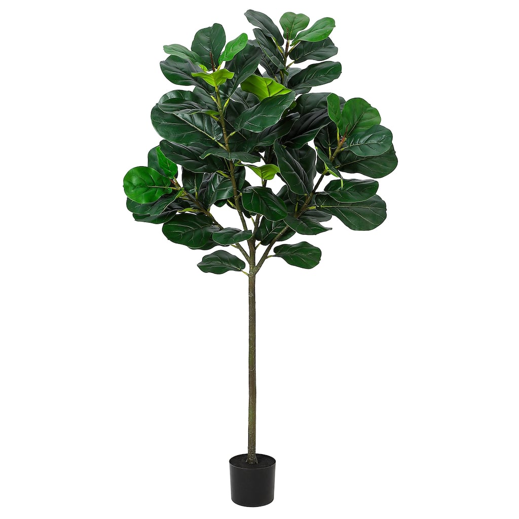 Artificial Fiddle Leaf Fig Tree 63 Inch for Indoor Outdoor - 160CM