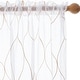preview thumbnail 5 of 53, Deconovo Rod Pocket Pattern Sheer Curtains for Living Room Pair (2 Panels)